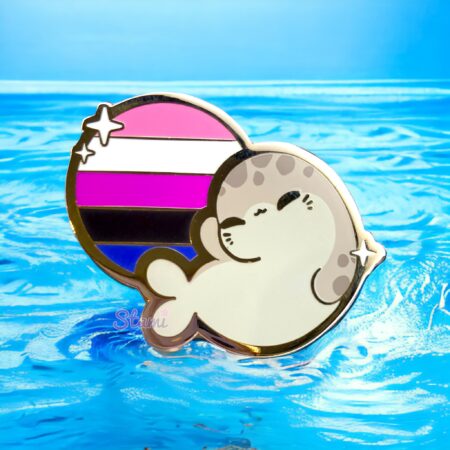 Genderfluid Seal Pin
